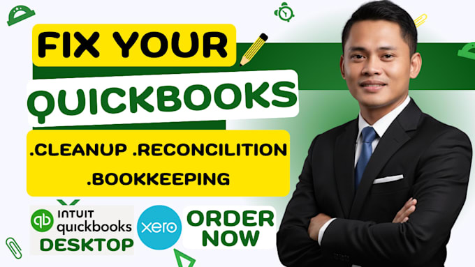 fix quickbooks errors cleanup bookkeeping reconcile quickbooks online desktop
