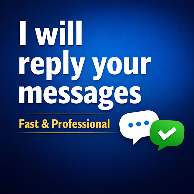 reply to your instagram and whatsapp messages professionally