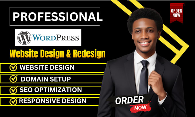 design or develop wordpres website with elementor pro
