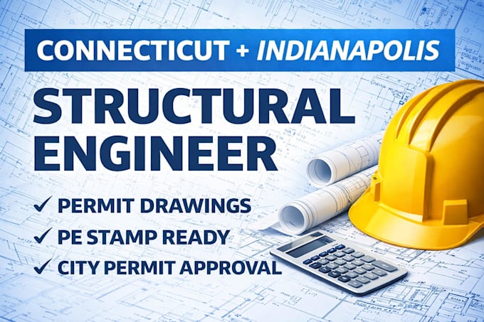 structural engineer connecticut indianapolis city permit drawings pe stamp