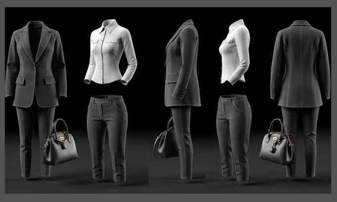 create realistic 3d clothing 3d garment with texture 3d second life mesh rigging