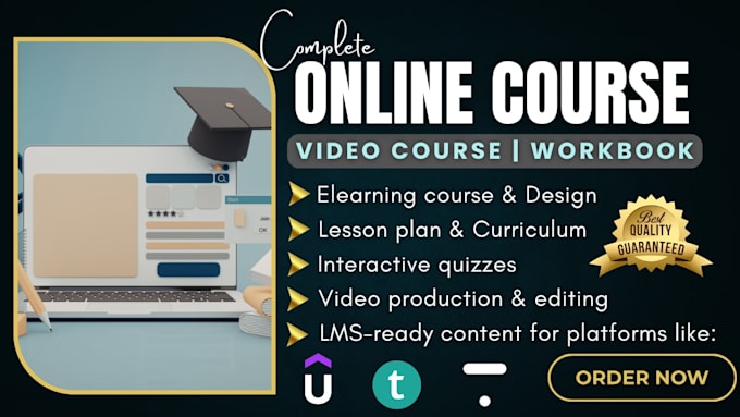 create online courses video onboarding training video and course material design