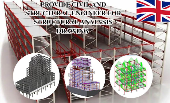 provide civil and structural engineer for structural analysis drawing