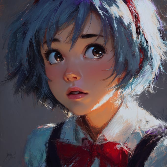 Make a character design and concept art in anime style by Matt_valent25 ...