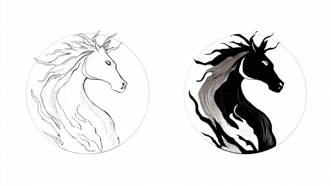 convert hand drawing into digital vector art