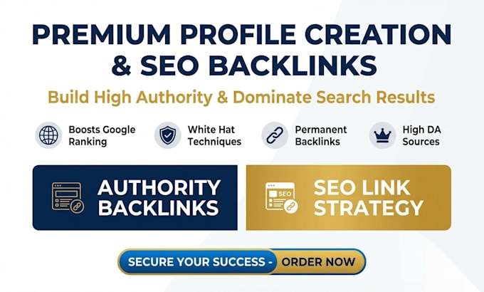 build profile backlinks authority b acklinks manual google ranking SEO