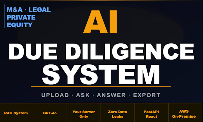 build private ai document analysis system for mergers acquisitions due diligence