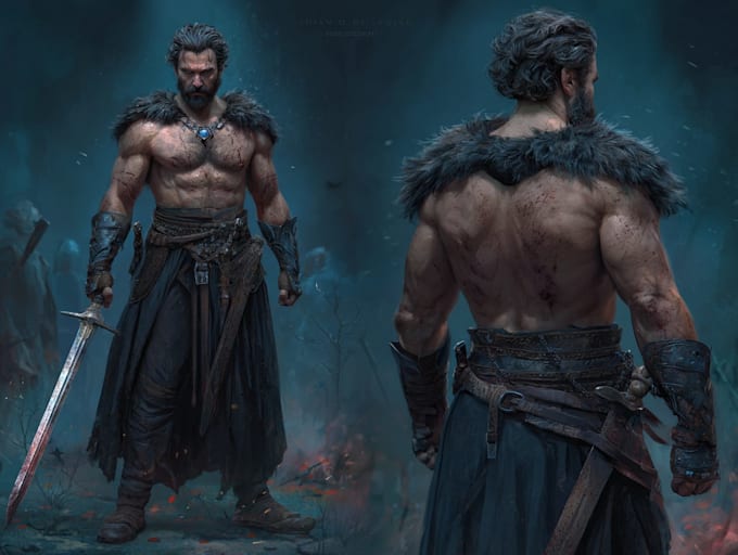 illustrate dnd character illustration