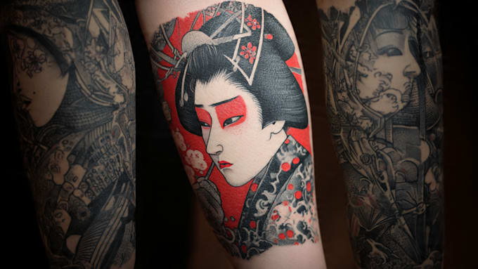 create amazing japanese oriental tattoo
