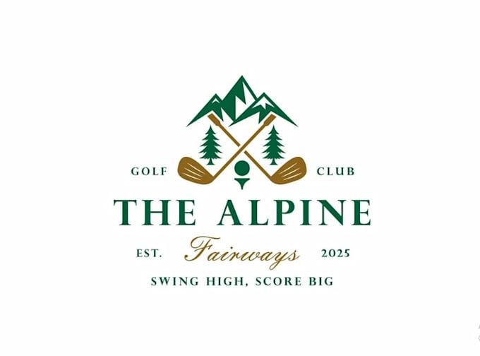 design a unique and professional golf logo