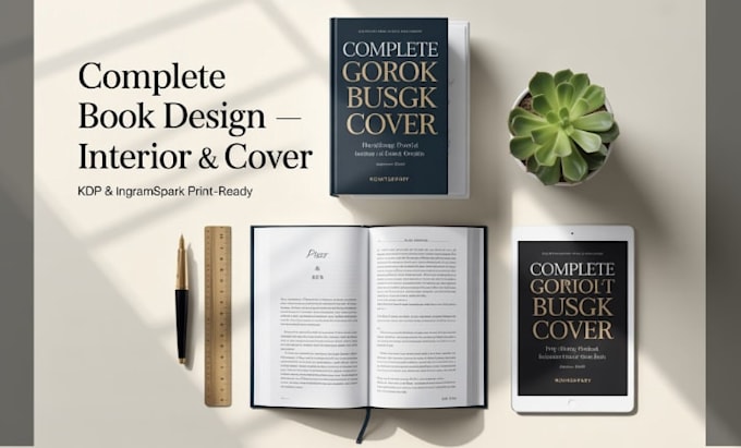 Design your complete book interior layout and cover for kdp self ...