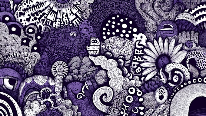 create clean and unique doodle art designs