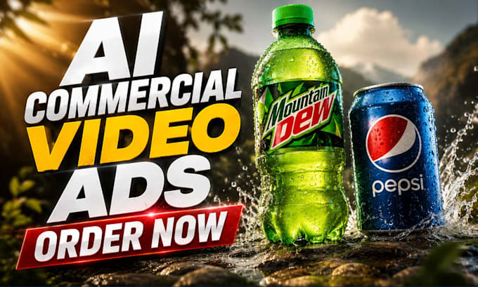 create ai commercial video ads , ai video ads ai product ads, ai commercial ads