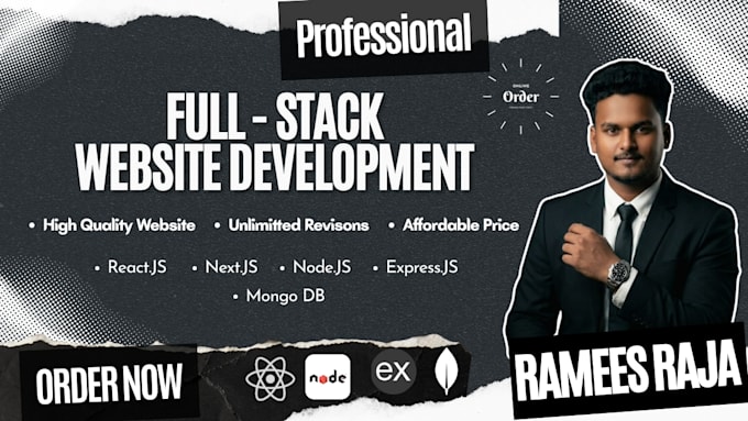 Build custom website development, front end developer, full stack ...
