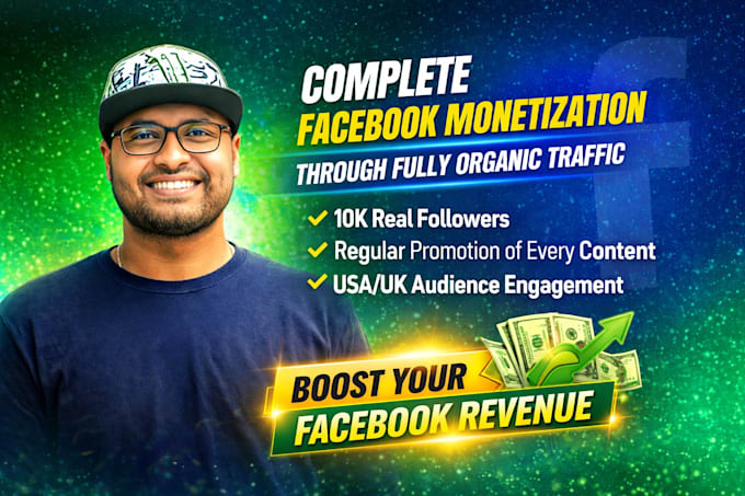 organically promote and monetize facebook page