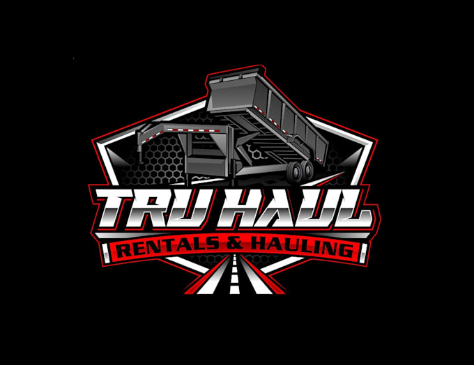 create awesome and gorgeous dumper trailer logo design