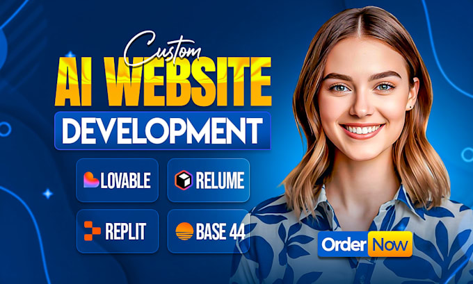 develop a custom ai website, ai saas, and ai software application