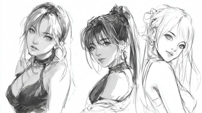 sketch a character or a creature