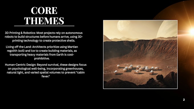 provide expert presentation design and content structuring for you