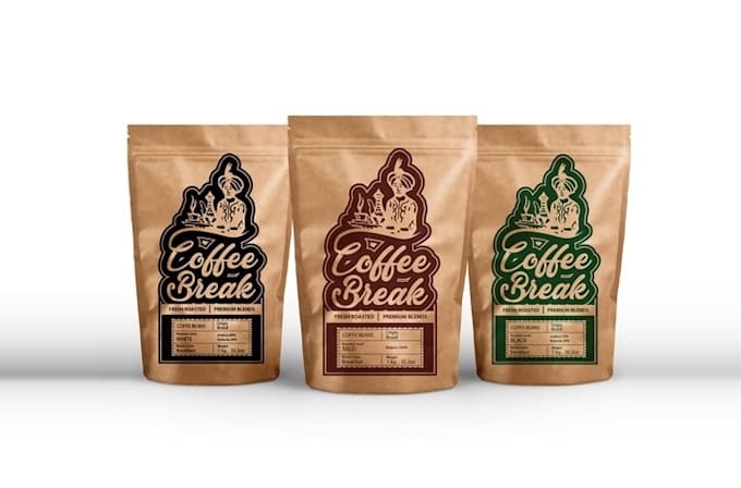 design pouch supplement product label