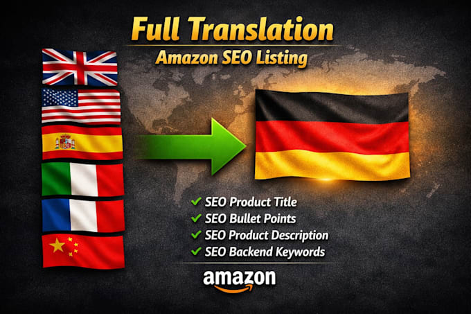 translate amazon listing for the german marketplace