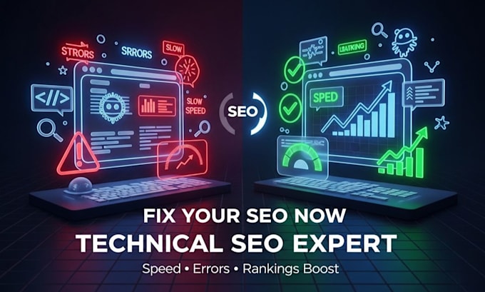 fix SEO errors and improve your website speed optimization