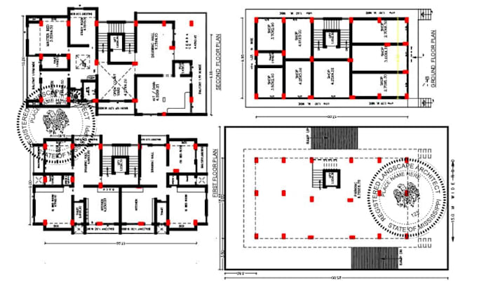 do deck plan, floor plan, patio adu plans, site plan, stamp for permit