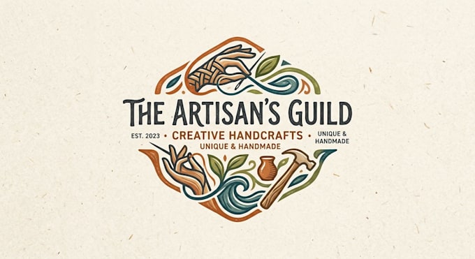 design a creative and unique handcrafts logo