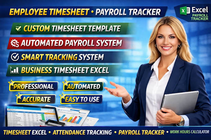 create an excel dashboard for time tracking