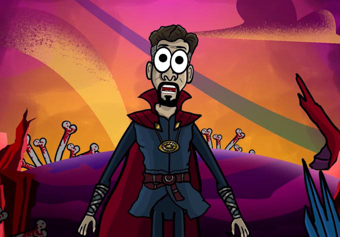 cinematic 2d or 3d animation