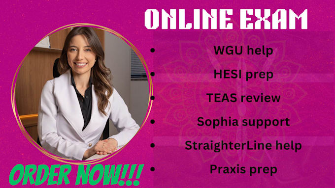 handle your wgu teas, hesi, proctor u setup and all other tasks