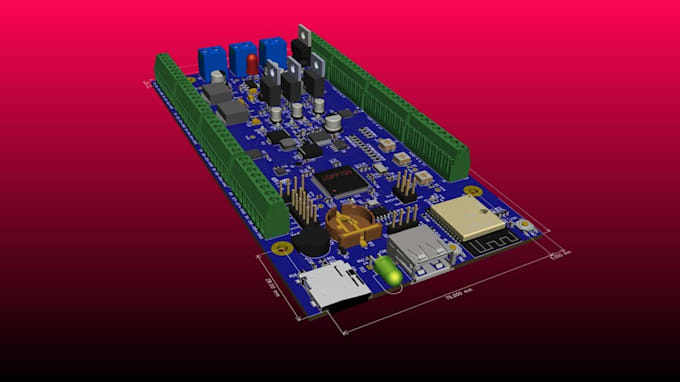 design rf pcb, lora, ble, nb iot, cm4 carrier board and fix gerber issues