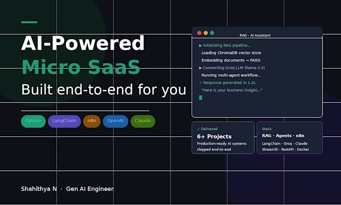 turn your idea into a live ai powered micro saas product from scratch