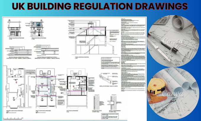do UK building regulation drawing, structural calculation, planning permission