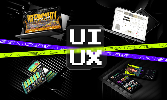 design mobile and web UI UX with interactive animations