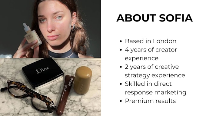 be your UK based ugc content creator for your brand