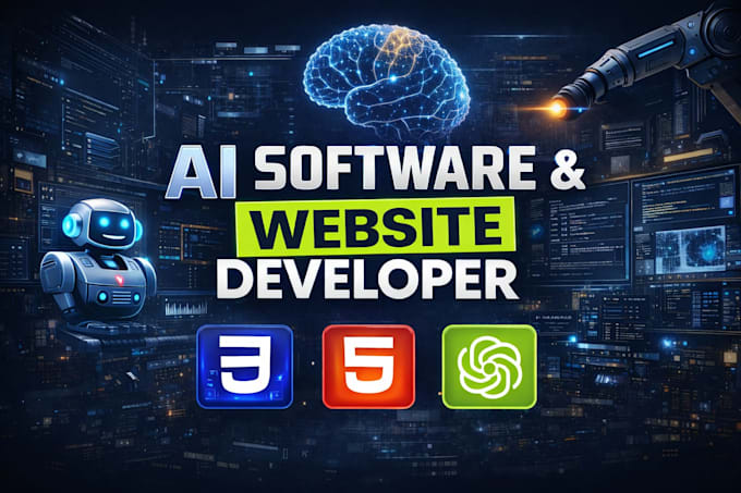 Desenvolvimento de software de ia front end, back end e fullstack