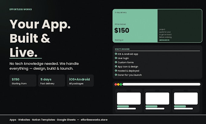 build a custom web or mobile app for your business