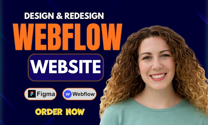 design, redesign and develop webflow website or convert figma to webflow