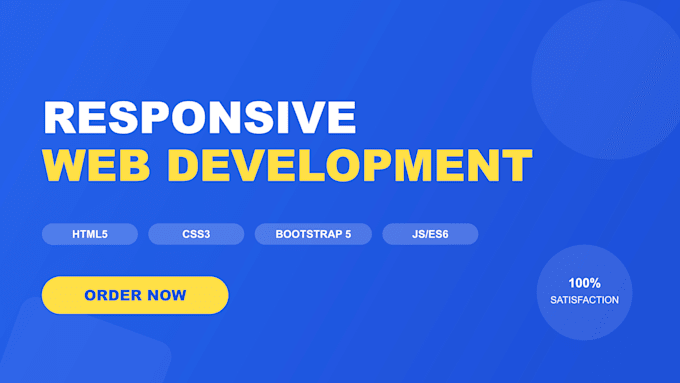 Build a responsive and modern website using html, css, bootstrap, and ...