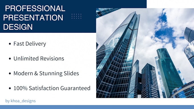 design a professional and stunning presentation slides