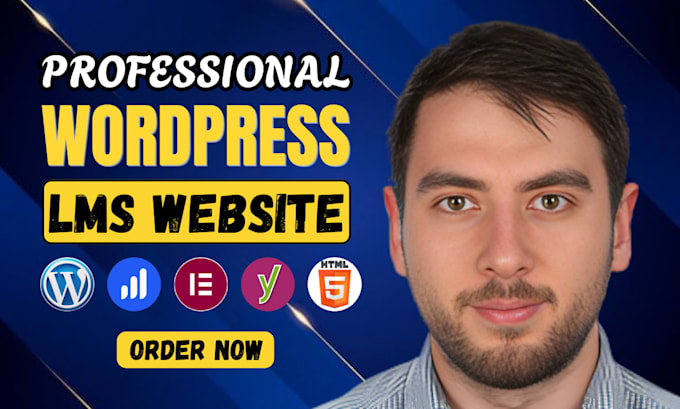 build and customize wordpress lms website with learndash, and elearning website