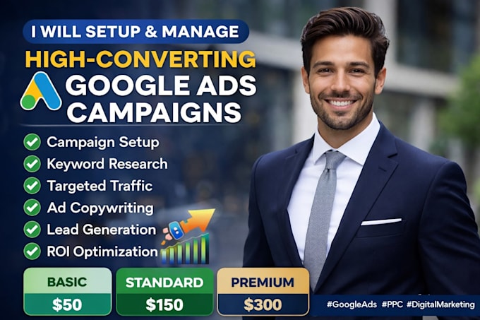 setup and converting google ads campaigns