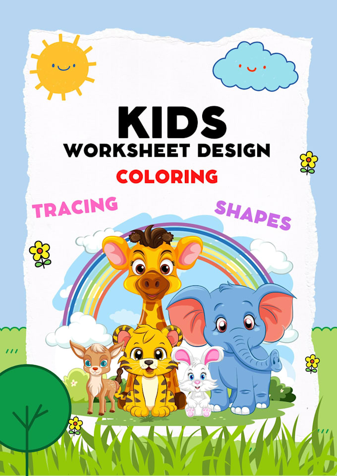 design cute printable preschool worksheets in canva