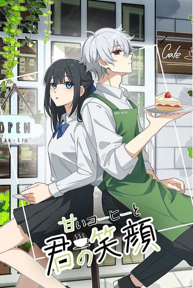 make anime manga poster with your oc