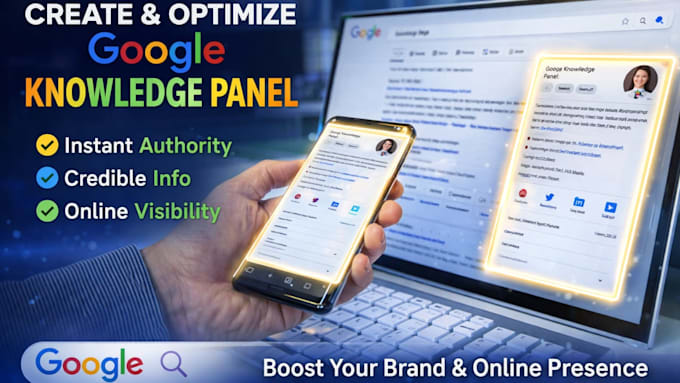 create standard google panel, knowledge panel for you
