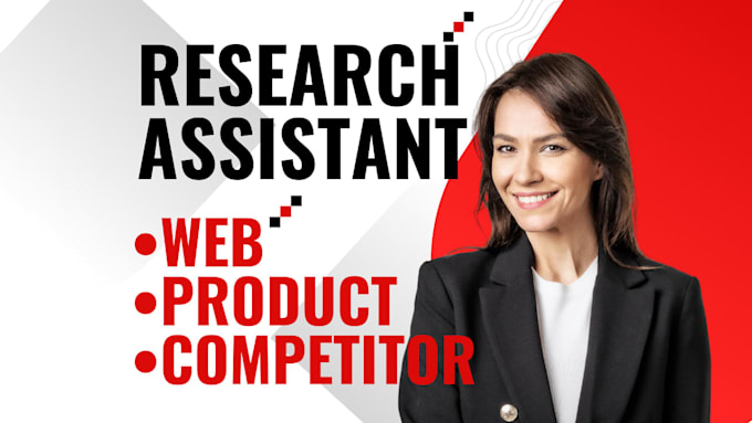 do web research, competitor analysis, and product research
