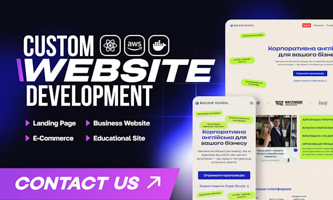 build a custom business website