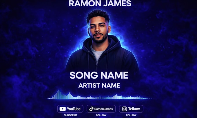 make a youtube music visualizer and audio spectrum
