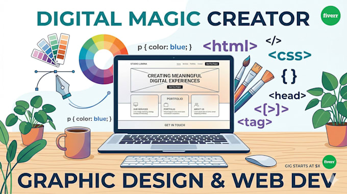 design and develop a responsive single page website